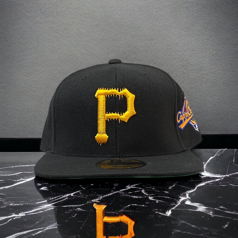 NEW Pittsburg Pirates Capn On Melrose Black SnapBack Mens Adjustable Hat